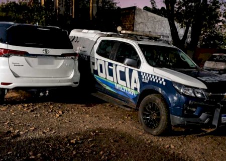 Caminhonete com motor furtado é recuperada na região