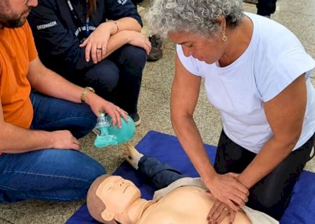Parceria oferece curso de primeiros socorros para pessoas idosas