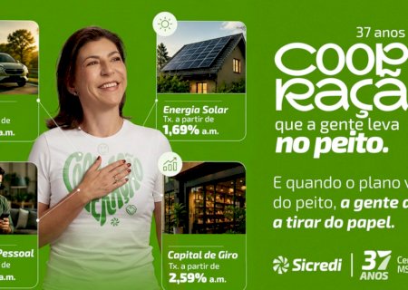 Sicredi Centro-Sul MS/BA celebra 37 anos com campanha voltada à realização de planos dos associados