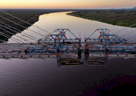 Ponte da Rota Biocênica deve ligar Brasil e Paraguai nesta semana