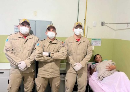 Nascimento emocionante: Arthur vem ao mundo em viatura do Corpo de Bombeiros em Ivinhema