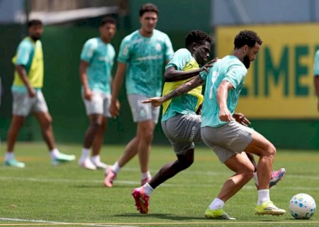 Treino do Palmeiras: Abel dá sequência à preparação para o jogo contra o Bahia