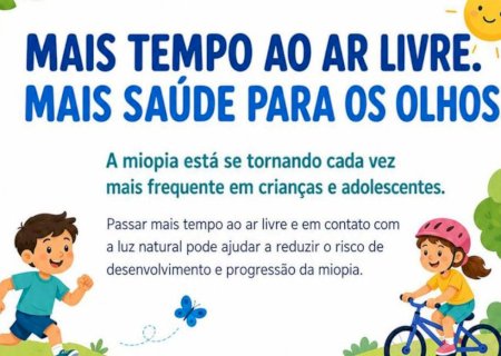 Oftalmologistas alertam para uso de telas e a miopia em crianças
