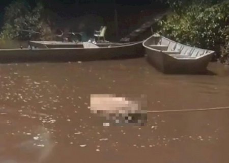 Corpo é encontrado boiando no Rio Miranda