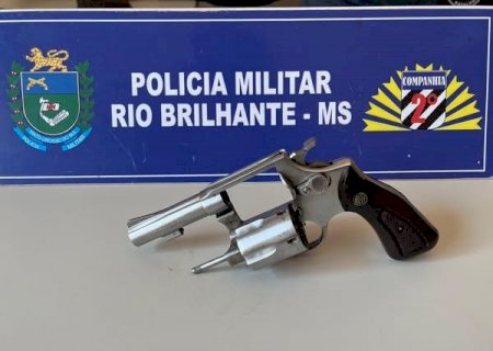 Rio Brilhante  - Revólver que foi 'pego' após briga em bar é aprendido após discussão