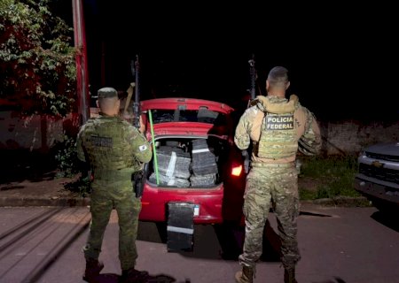 Ação policial apreende mais de 300 quilos de maconha e prende dois homens