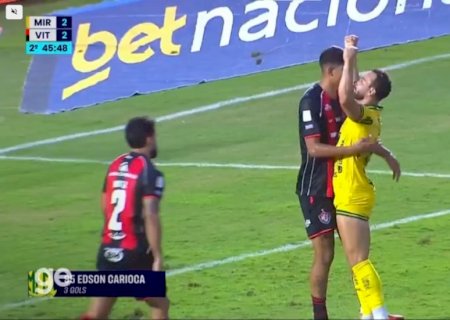 Mirassol x Vitória: Edson Carioca revida provocação de Zé Vitor ao marcar gol de empate; entenda