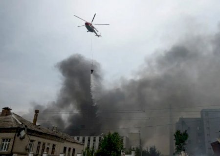 Rússia ataca Kiev após breve pausa para visita de enviados dos EUA