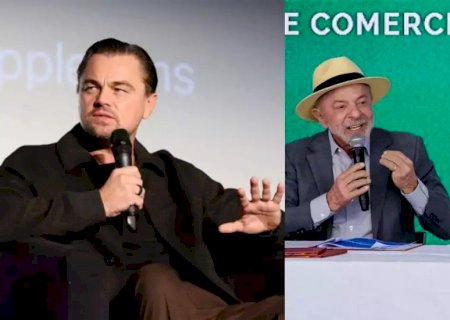 Lula e Janja recebem o ator Leonardo DiCaprio no Palácio do Planalto