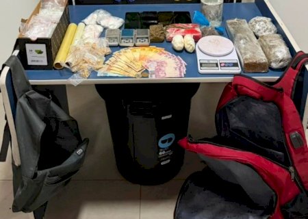 Três adolescentes são apreendidos com drogas em Nova Alvorada do Sul