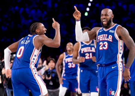 Improvisado, LeBron James descarta sequência como pivô dos 76ers: "Temos Embiid, um MVP"