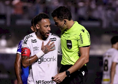 CBF divulga análise do VAR na expulsão de Neymar pela lei Vini Jr em Santos x Bahia; veja o vídeo