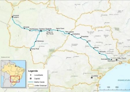 Leilão da Malha Oeste está previsto para agosto de 2027
