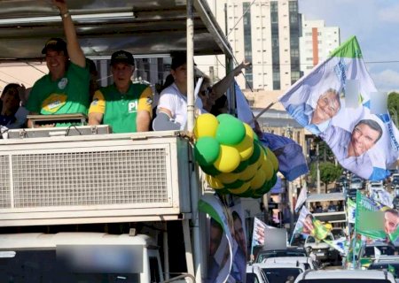 Reinaldo encerra campanha ao Senado com carreatas em Maracaju e Campo Grande