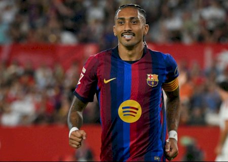 Raphinha se recupera de lesão e volta ao Barcelona neste sábado contra o Betis
