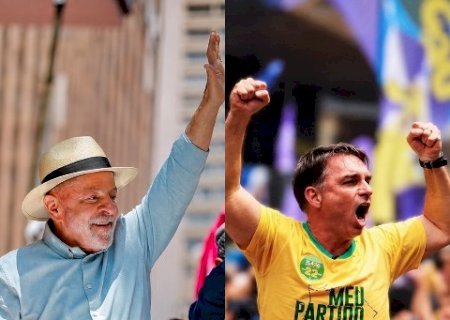 Com 44% dos votos, Lula larga atr&aacute;s para o 2&ordm; turno contra Fl&aacute;vio Bolsonaro