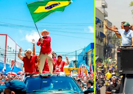 Lula faz comício em Natal e Flávio participa de moto-carreata no Rio